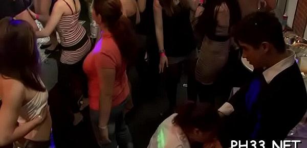  Bitches found petite dick in club